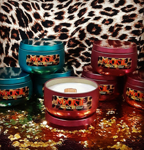 NOOKIE CANDLE COLLECTION Wooden wick and Cotton wick Luxury Candles